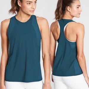 Athleta Organic Teal Ultimate Hybrid Tank Teal XS
